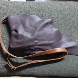 Handmade Leather Crossbody Satchel